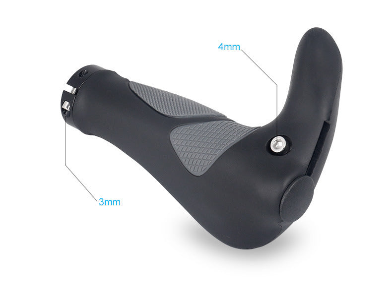 JMT-458762 Durable Rubber Horn Handle for Mountain Bikes