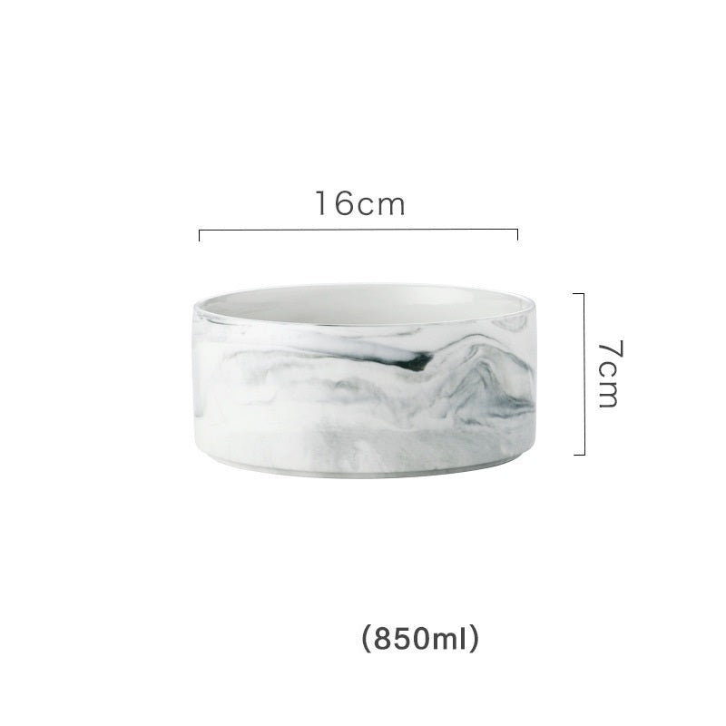 JMT-459018 Ceramic Double Cat Bowl - Stylish Pet Feeding Dish in Multiple Colors