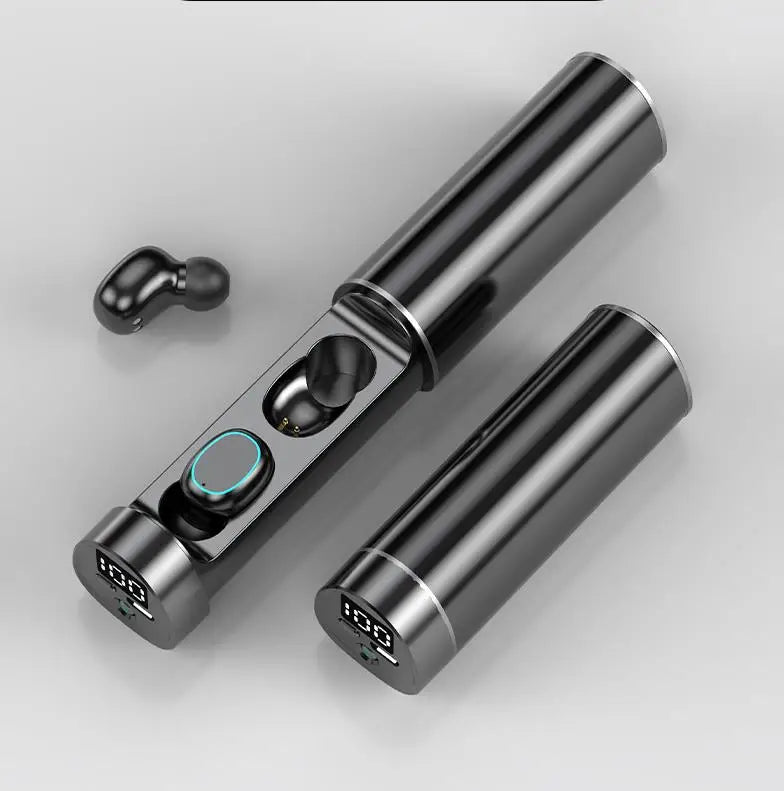 JMT-459018 Mini Sports Wireless Earbuds with Touch Control, Bluetooth 5.2, Flashlight & Microphone