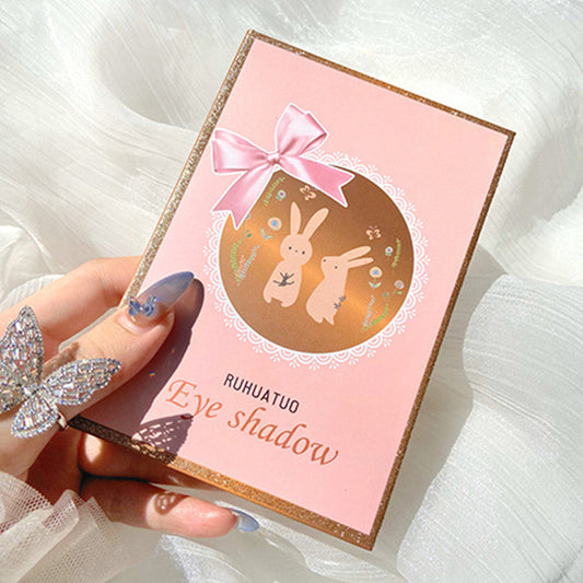 JMT-459274 15-Color Tiangong Jade Rabbit Eyeshadow Palette - Earthy Tones, Matte & Pearly Finish