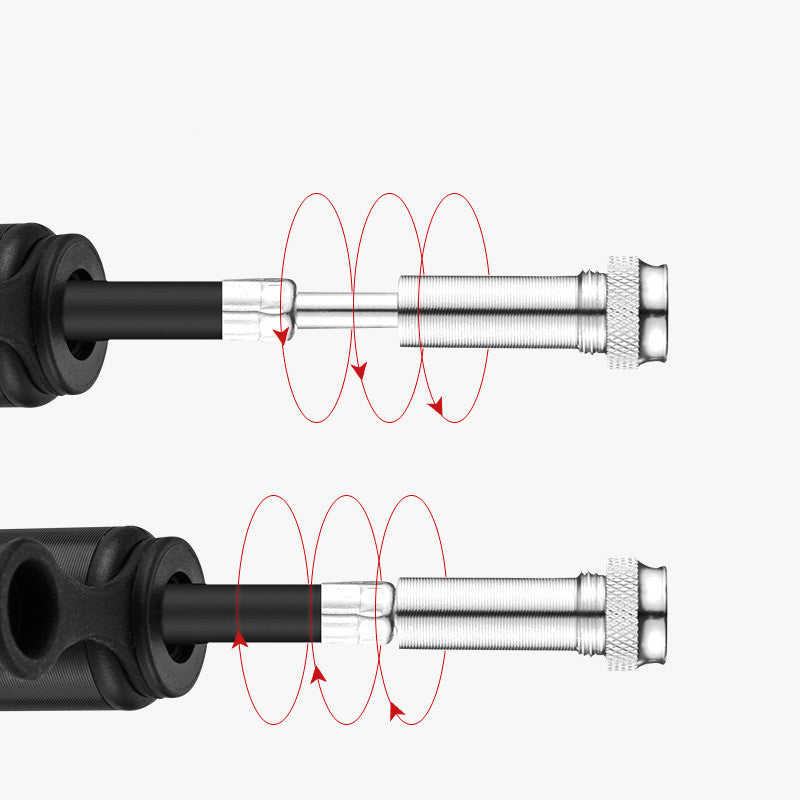 JMT-459914 High-Performance Bicycle Pump with Double Action Design for Fast Inflation