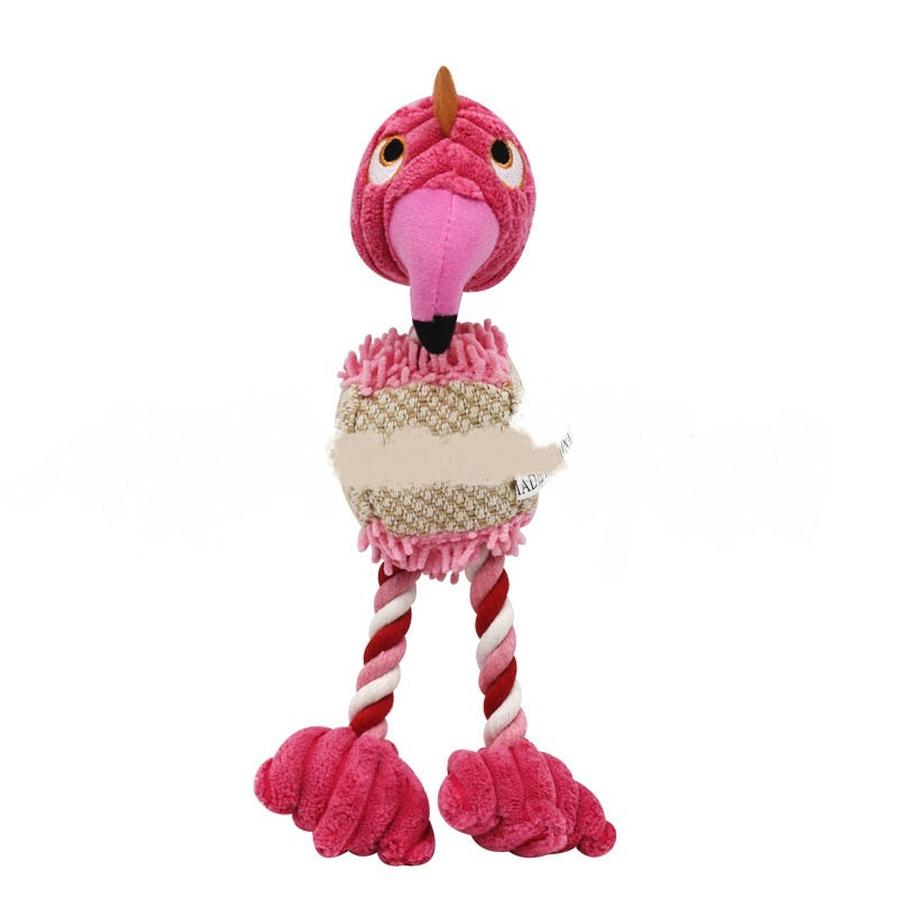 JMT-459978 Three-Color Cotton Rope Bird Toy for Pets - Plush Doll with Healthy Teeth Benefits, 28x6CM
