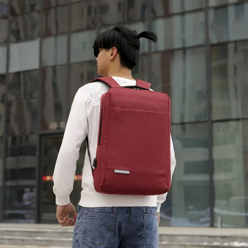 JMT-460170 Custom Men's Waterproof Polyester Laptop Backpack for Business and Travel