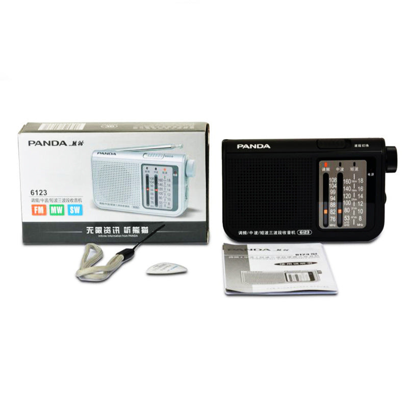 JMT-460170 Medium Wave and Short Wave Radio with Lithium Battery and Headphones - Compact and Portable Design