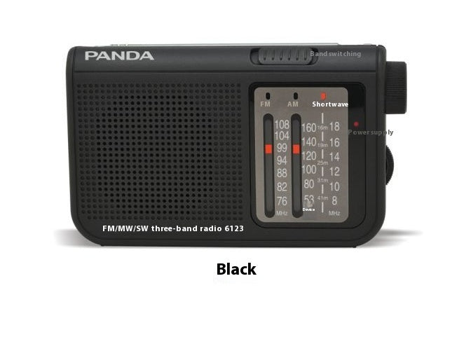 JMT-460170 Medium Wave and Short Wave Radio with Lithium Battery and Headphones - Compact and Portable Design
