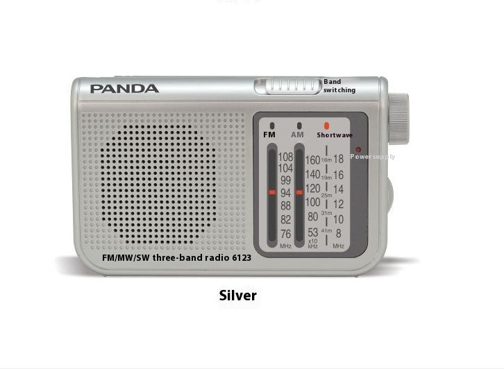 JMT-460170 Medium Wave and Short Wave Radio with Lithium Battery and Headphones - Compact and Portable Design