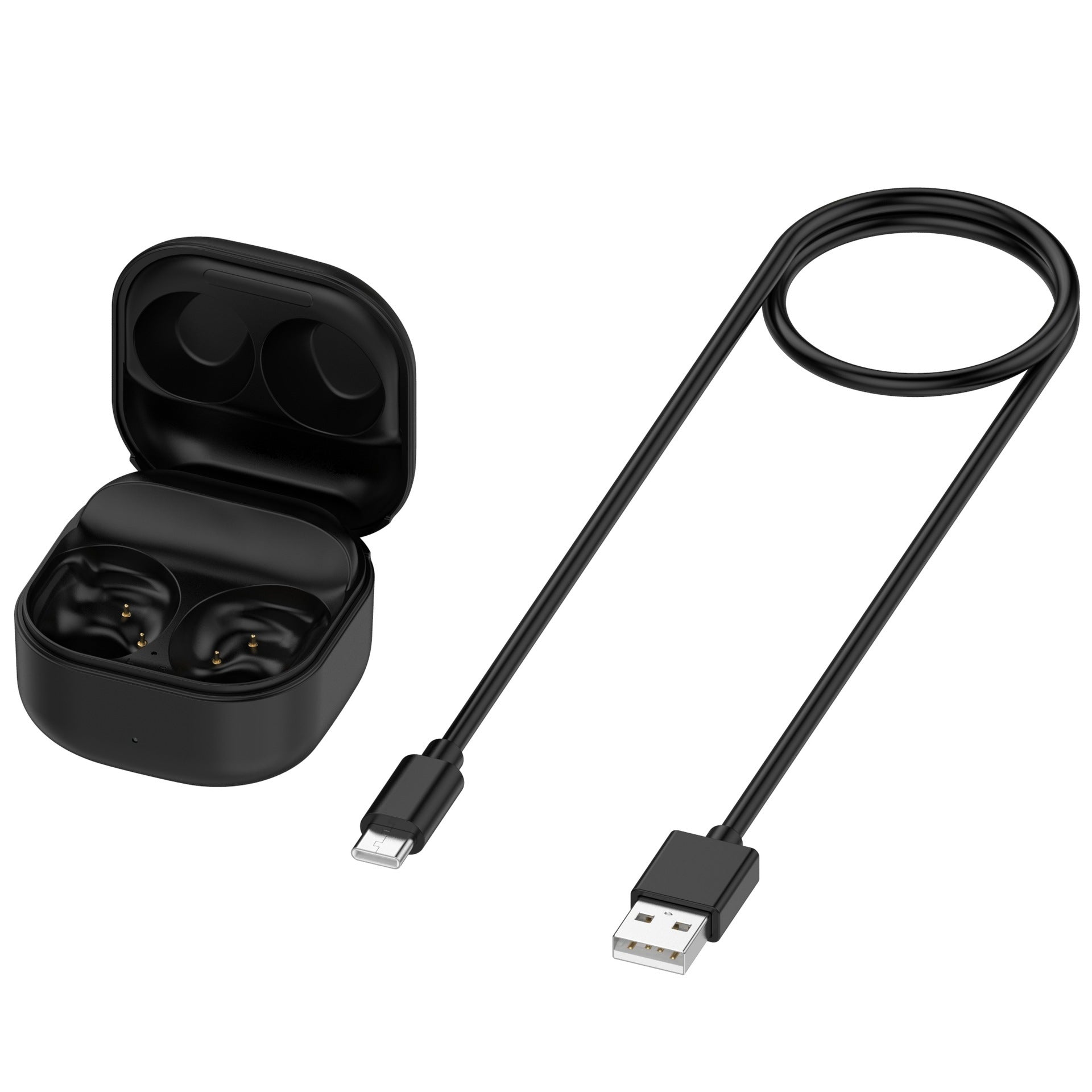 JMT-460170 Samsung Headset Storage and Charging Case - Black and White Plastic Design