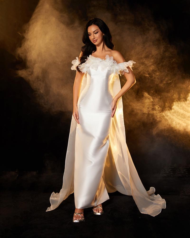 JMT-460234 Elegant White Dress for Women - Model SH0099