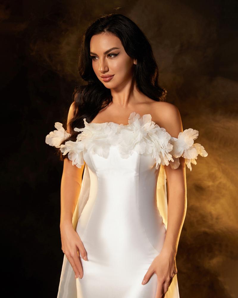 JMT-460234 Elegant White Dress for Women - Model SH0099