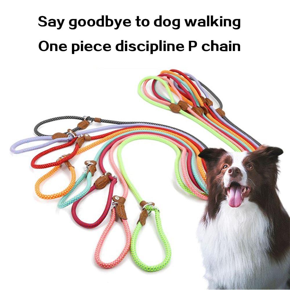 JMT-460490 Durable Nylon Dog Collar and Lead Set with Adjustable Chest Strap - Comfortable Design for All Breeds