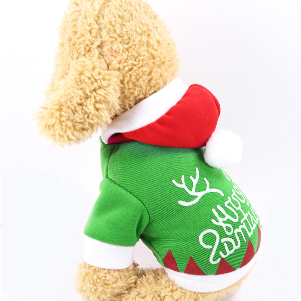 JMT-460618 Cozy Coral Fleece Transformation Outfit for Dogs and Cats – Flannel Warmth for Fall & Winter