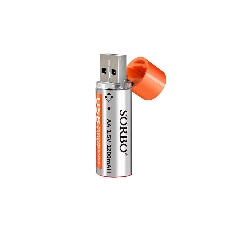 JMT-460618 USB Rechargeable Battery - 1200mAh Capacity, Quick Charging (1-2 Hours), Long Lifespan (≥3 Years), Lightweight (14g)