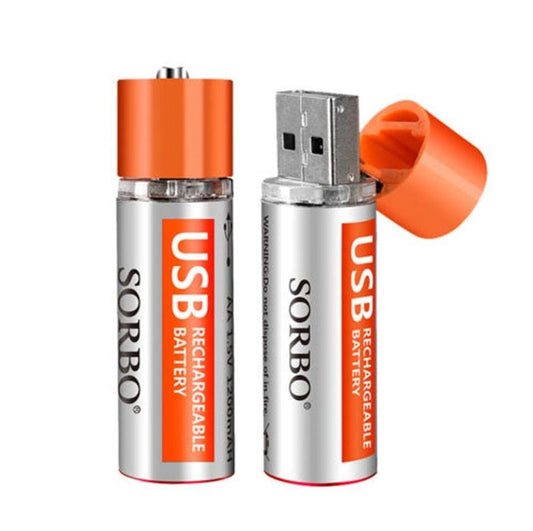 JMT-460618 USB Rechargeable Battery - 1200mAh Capacity, Quick Charging (1-2 Hours), Long Lifespan (≥3 Years), Lightweight (14g)
