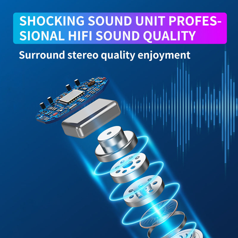 JMT-460810 Fangshui F9 Bluetooth Headset with CVC8.0 Noise Reduction and 220 Hours Battery Life