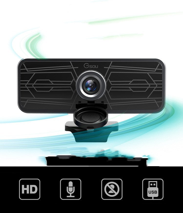 JMT-460938 HD USB Computer Camera with Manual Focus and 1280x720 Resolution