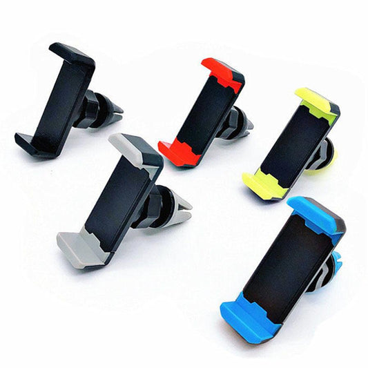 JMT-461002 Compact Mobile Phone Holder for Car Air Vent - Snap-on Design in Multiple Colors