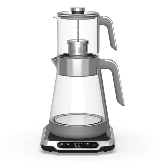 JMT-461258 Digital Electric Kettle with High Borosilicate Glass and Two-Layer Jug for Safe Boiling