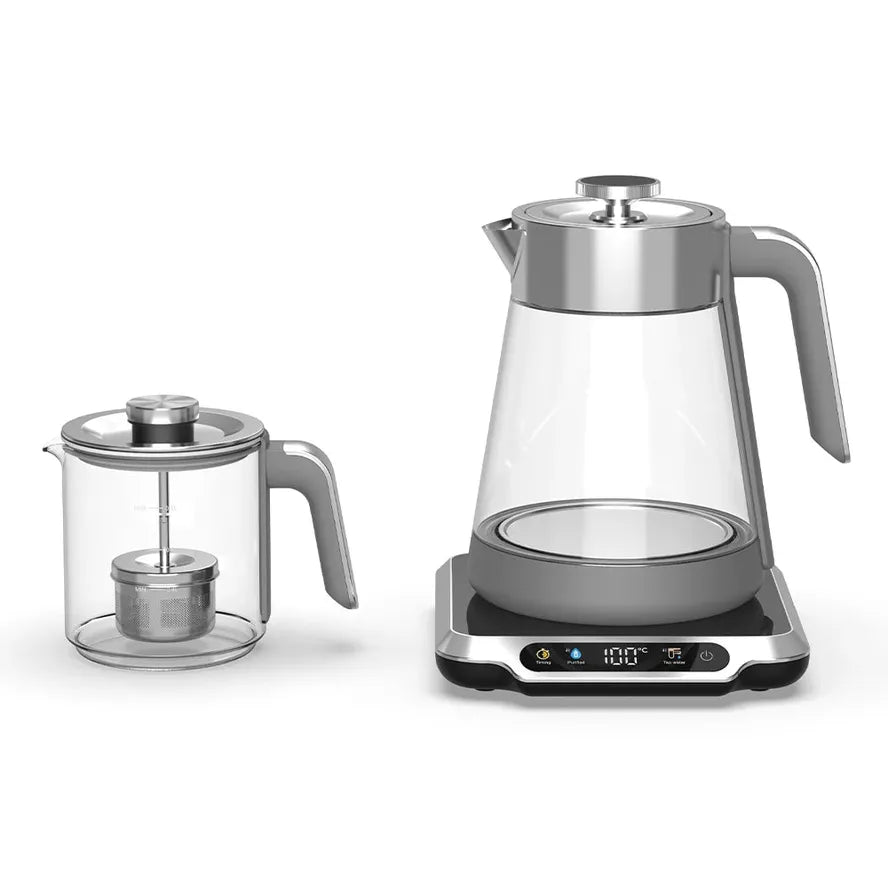 JMT-461258 Digital Electric Kettle with High Borosilicate Glass and Two-Layer Jug for Safe Boiling