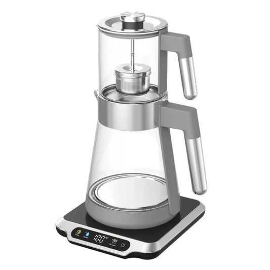 JMT-461258 Digital Electric Kettle with High Borosilicate Glass and Two-Layer Jug for Safe Boiling