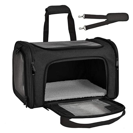 JMT-461386 One-Shoulder Easy-Carry Pet Transport Bag for Cats and Dogs