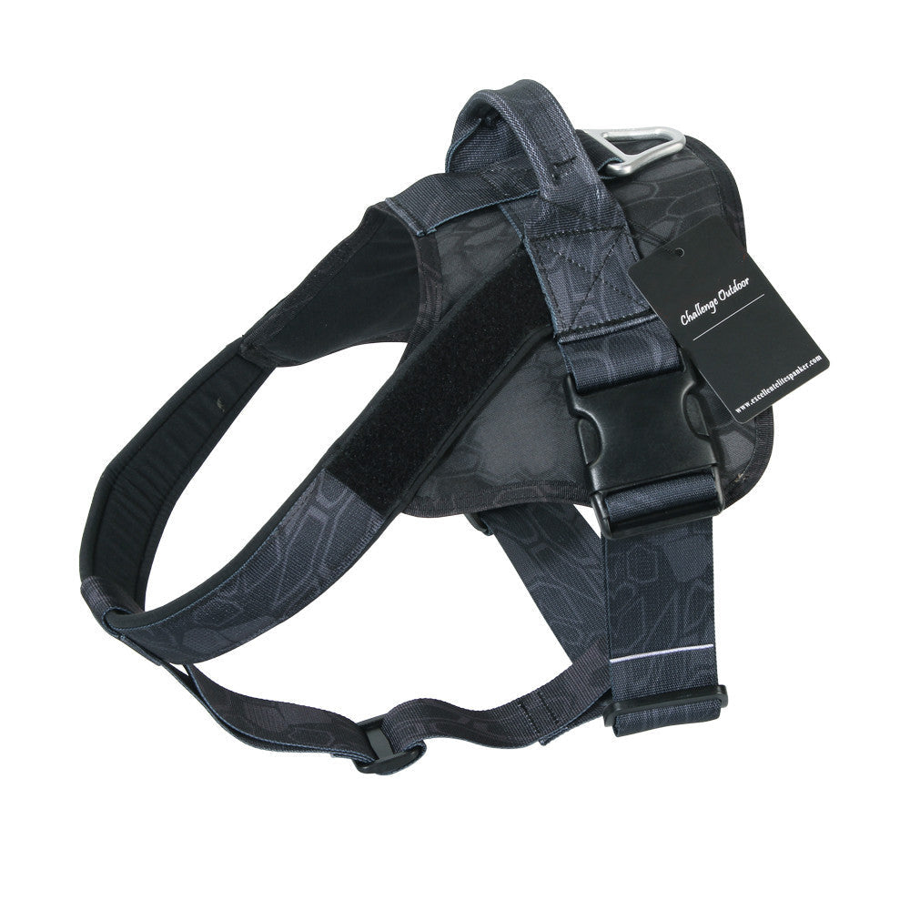 JMT-461642 Customized Adjustable Nylon Dog Harness Vest for All Seasons - Padded Comfort, Fits XS-XL Sizes