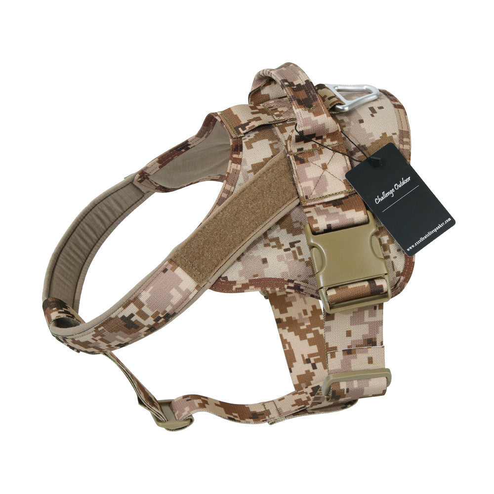 JMT-461642 Customized Adjustable Nylon Dog Harness Vest for All Seasons - Padded Comfort, Fits XS-XL Sizes