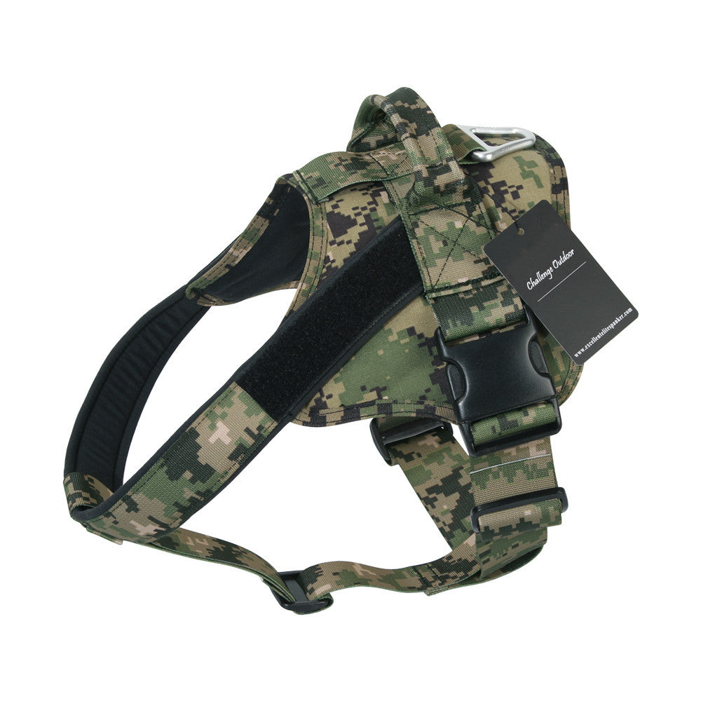 JMT-461642 Customized Adjustable Nylon Dog Harness Vest for All Seasons - Padded Comfort, Fits XS-XL Sizes