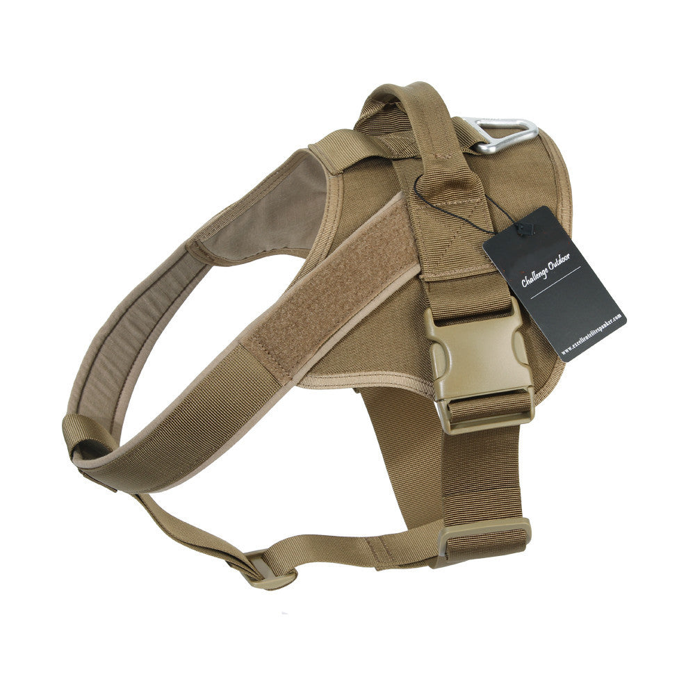 JMT-461642 Customized Adjustable Nylon Dog Harness Vest for All Seasons - Padded Comfort, Fits XS-XL Sizes