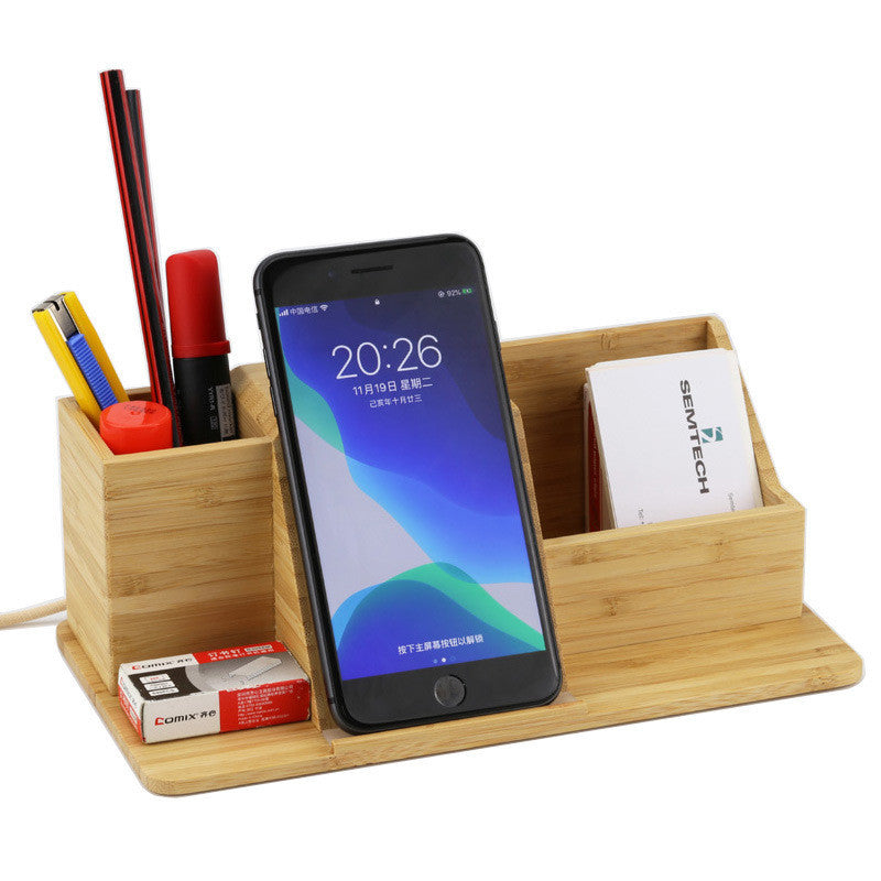 JMT-461834 Wireless Charging Pen Holder - Simple Phoebe Design for Desk Organization