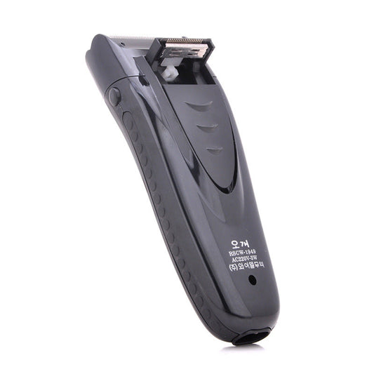 JMT-462538 Rechargeable Electric Shaver with Dual Head Design, 2W Power, Black Finish