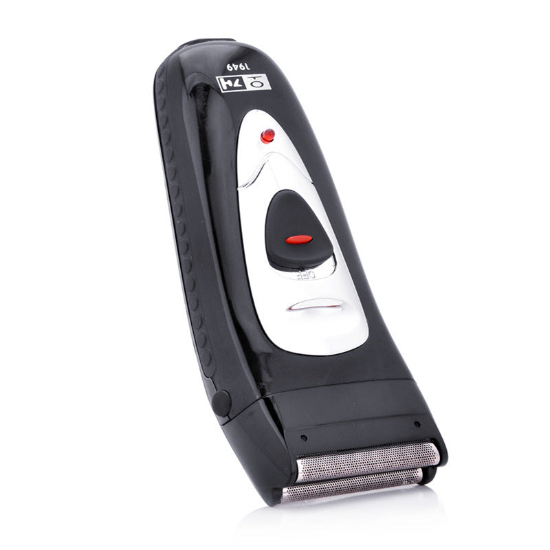 JMT-462538 Rechargeable Electric Shaver with Dual Head Design, 2W Power, Black Finish
