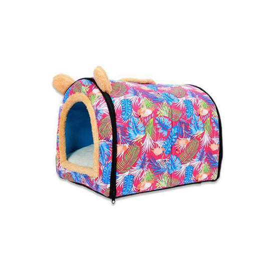JMT-462602 Detachable Soft Suede Leather Pet Kennel - Washable and Comfortable for Small to Large Pets
