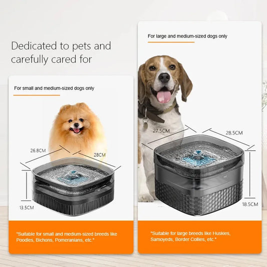 JMT-462666 9L Automatic Pet Water Fountain for Cats and Dogs - Ultra Quiet Circulation Dispenser