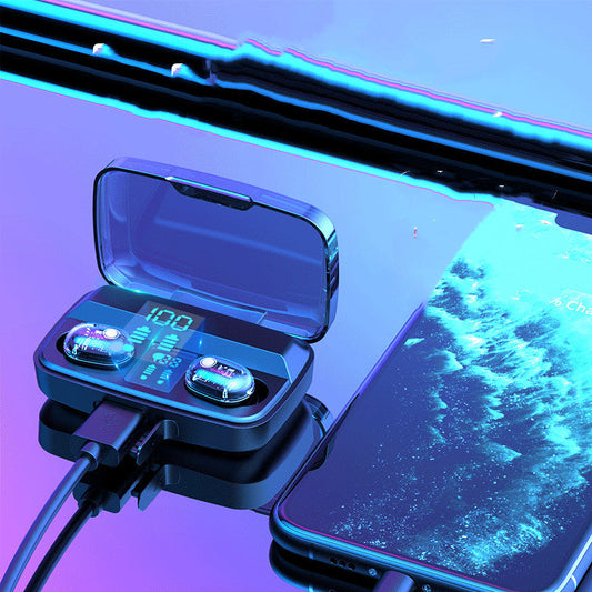 JMT-462794 Wireless Bluetooth Headset with 10m Range and 30 Hours Total Playtime