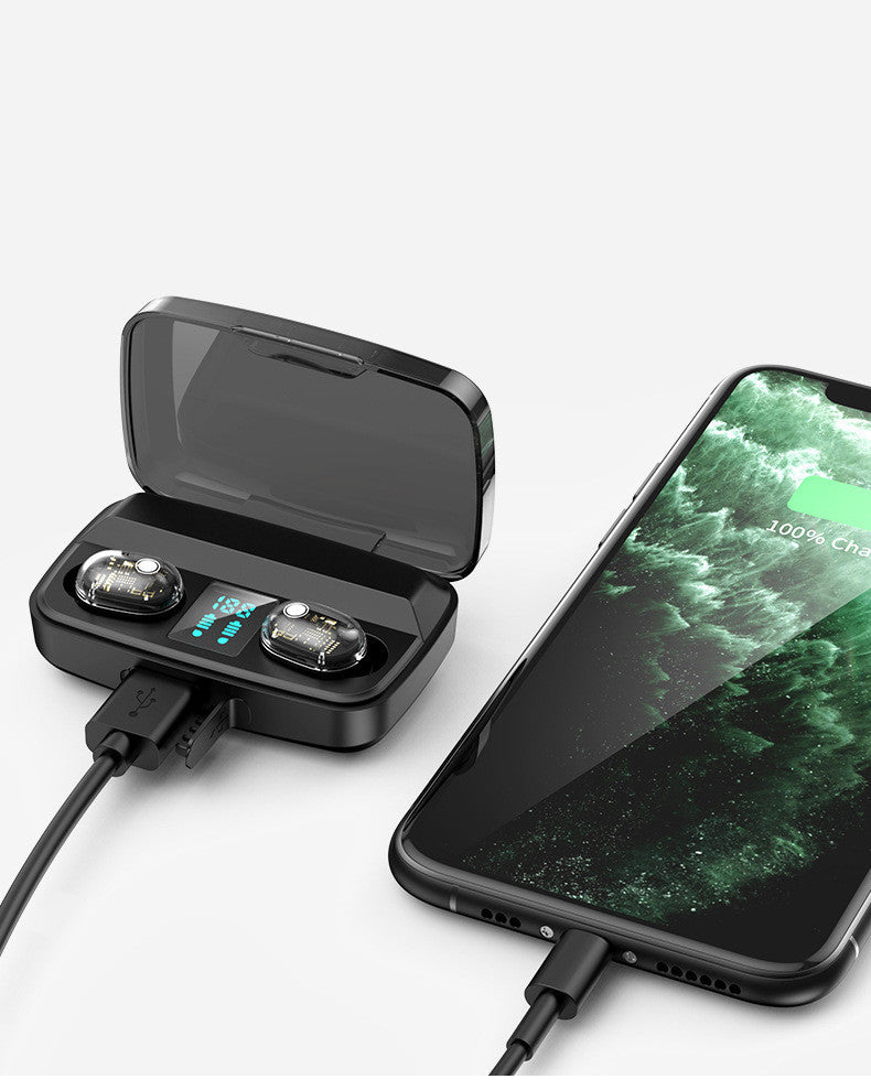 JMT-462794 Wireless Bluetooth Headset with 10m Range and 30 Hours Total Playtime