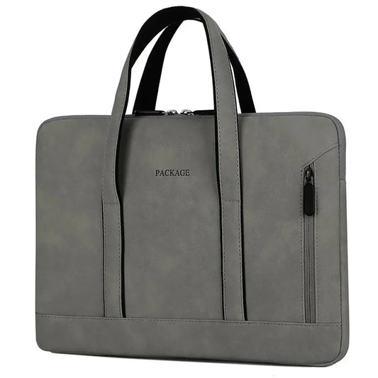 JMT-463114 Slim Vintage PU Leather Laptop Shoulder Briefcase for Women