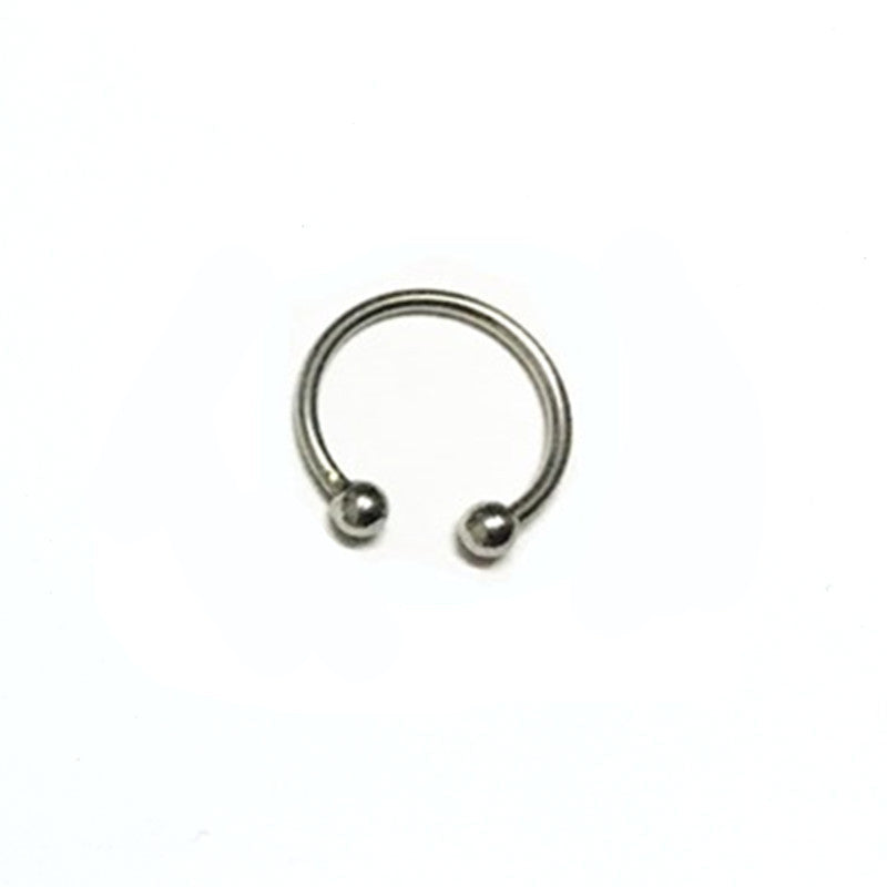 JMT-463434 Stainless Steel Electroplated Nose Ring with Unique Design, 13x8x5cm