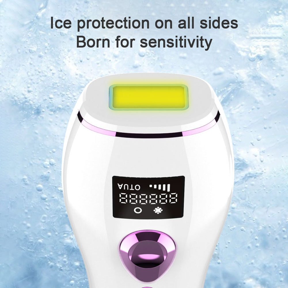 JMT-463690 Laser Hair Removal Device for Women, Whole Body and Facial Use, Electric Model G998 in White, ABS Material