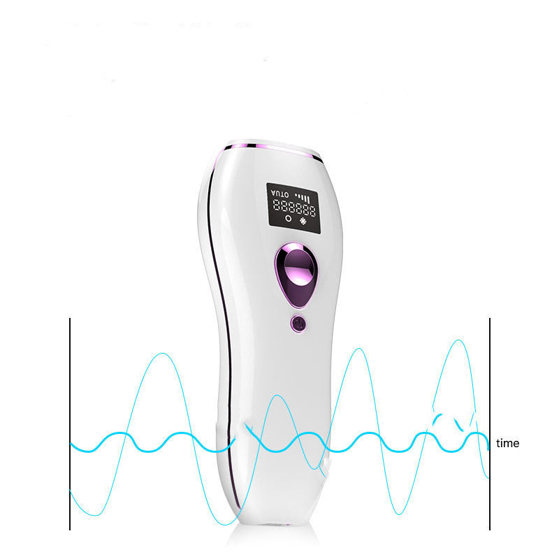 JMT-463690 Laser Hair Removal Device for Women, Whole Body and Facial Use, Electric Model G998 in White, ABS Material