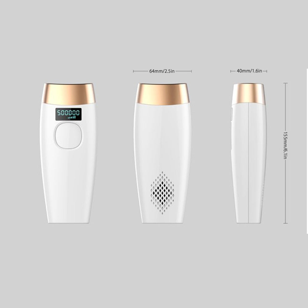 JMT-463690 Laser Hair Removal Device for Women, Whole Body and Facial Use, Electric Model G998 in White, ABS Material