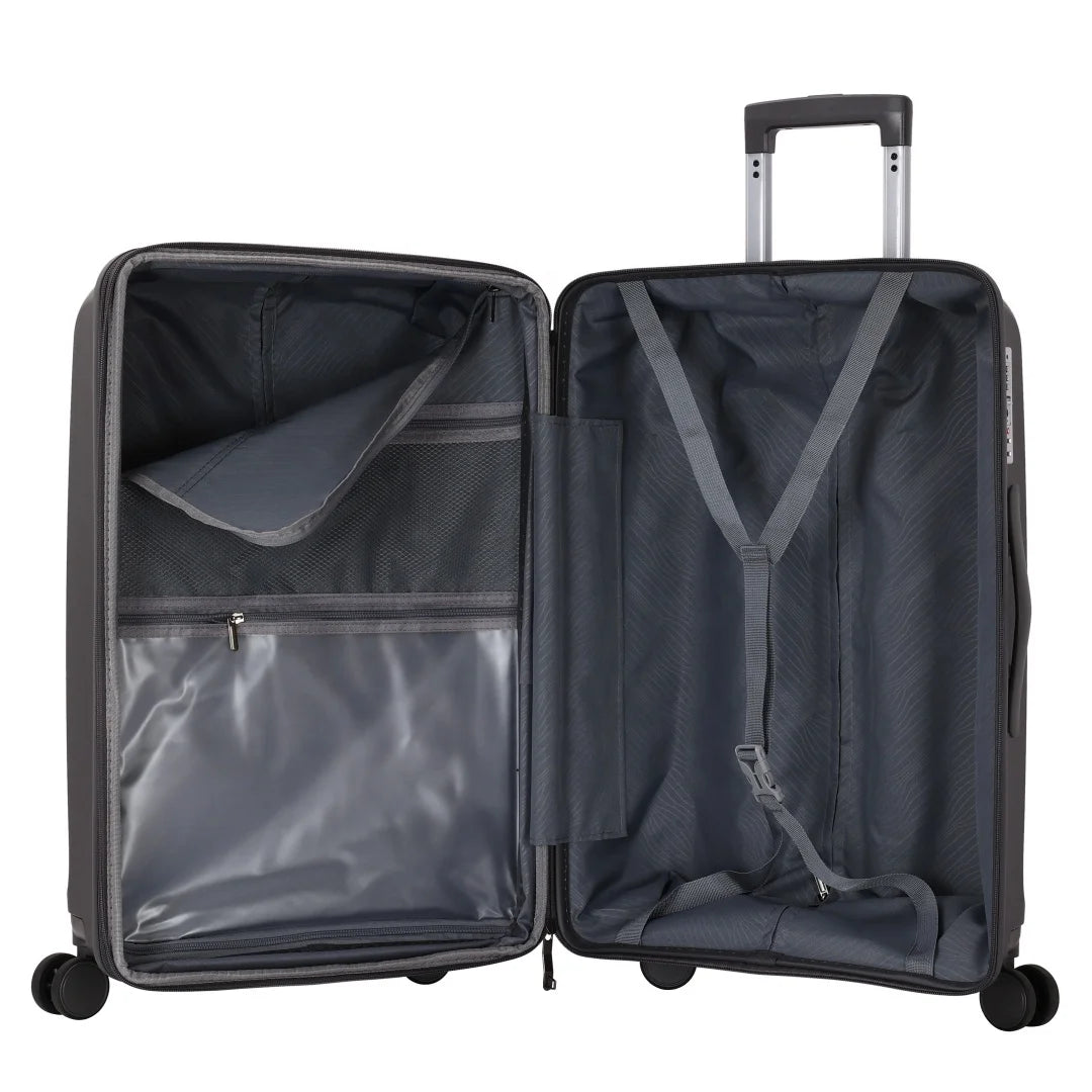 JMT-464330 Durable Lightweight Cabin Size Luggage with Spinner Wheels and Scratch-Resistant Design