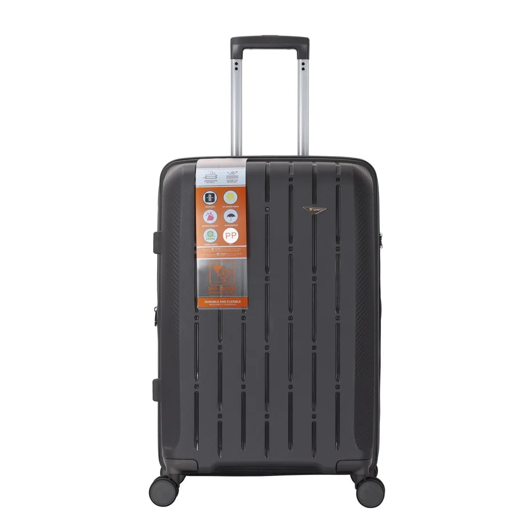 JMT-464330 Durable Lightweight Cabin Size Luggage with Spinner Wheels and Scratch-Resistant Design