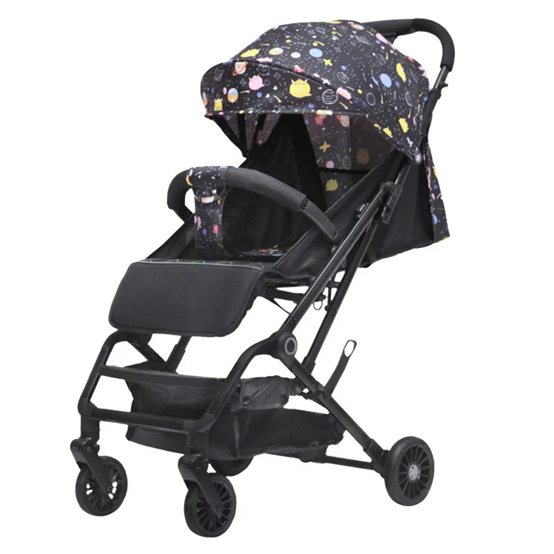 JMT-464458 Lightweight Foldable Baby Stroller with One-Hand Portable Travel Design