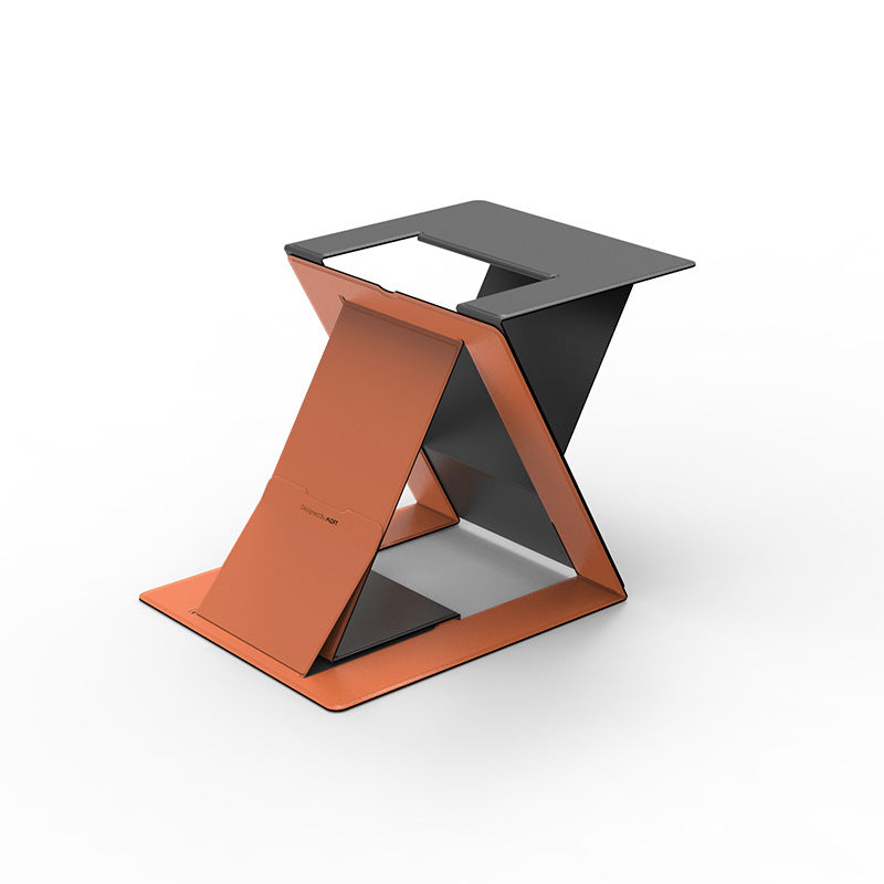 JMT-464458 Multi-Angle Foldable Laptop Stand with PU, Glass Fiber, and Magnet