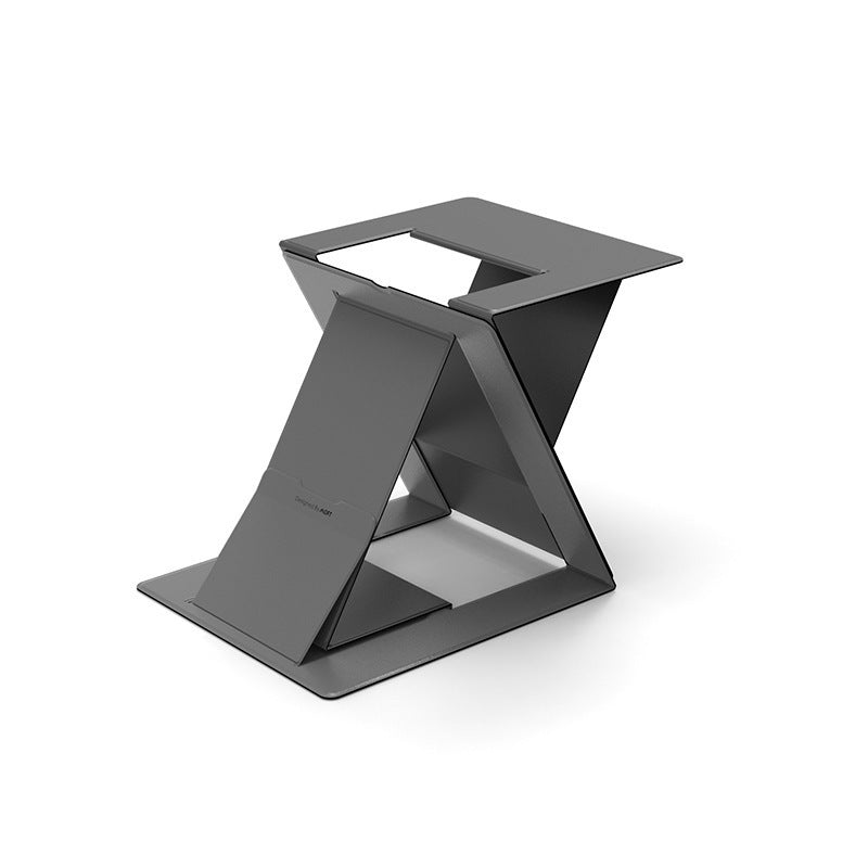 JMT-464458 Multi-Angle Foldable Laptop Stand with PU, Glass Fiber, and Magnet