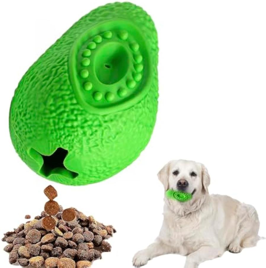 JMT-464586 Indestructible Dog Chew Toy for Aggressive Chewers - Safe Rubber Teething Toy for All Dog Breeds