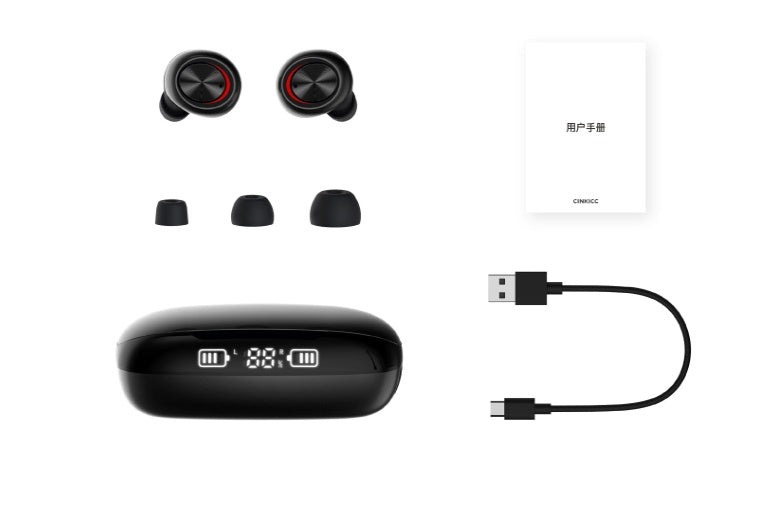 JMT-464586 True Wireless Bluetooth Headset for Running – Waterproof IPX7, Comfortable In-Ear Design