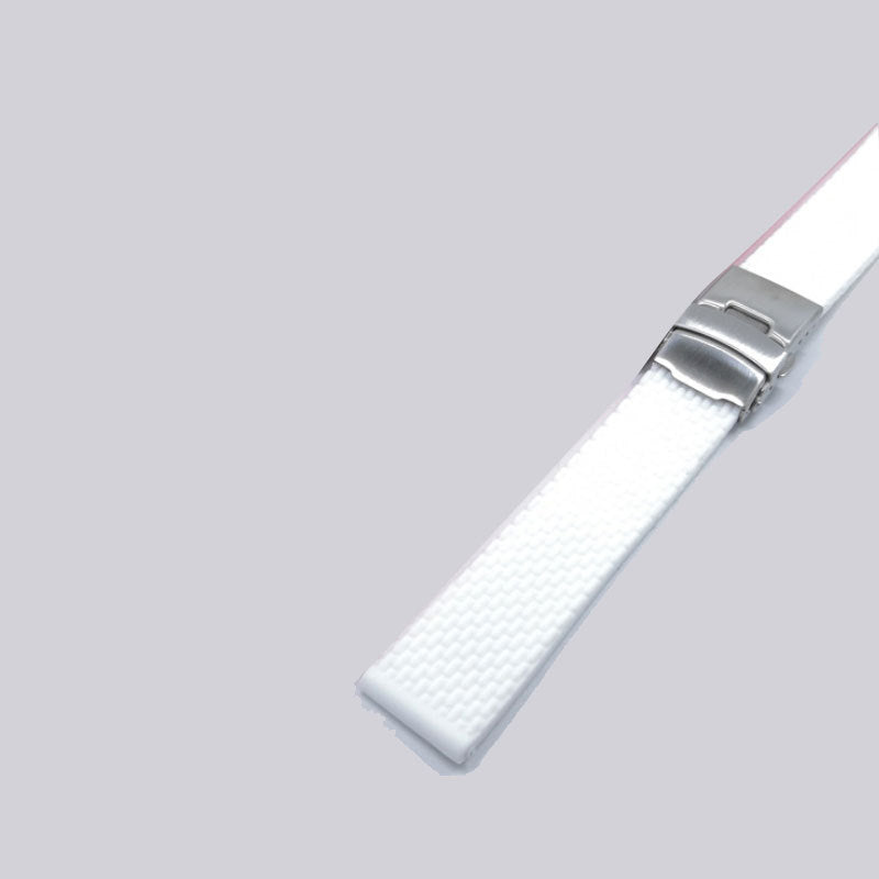 JMT-464778 Comfortable Silicone Watch Strap with Stainless Steel Buckle - Universal Fit for Most Watches