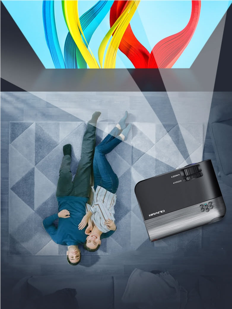 JMT-464778 Smart Wireless Screen Projector with AI Voice Control and 8K Blu-ray Lens