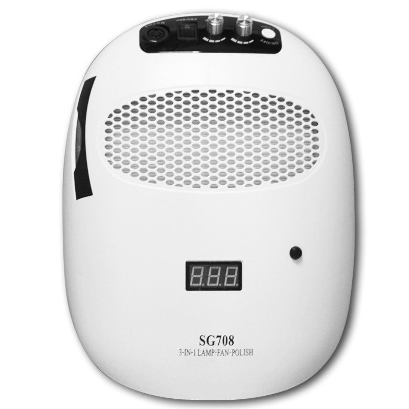 JMT-464842 Vacuum Smart Phototherapy Nail Polishing Machine with ABS Material, 140W Power